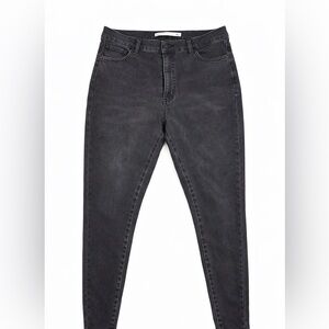 Levi’s Runaround Super Skinny Jeans XL | Ashy Black Gray Stretch Denim
